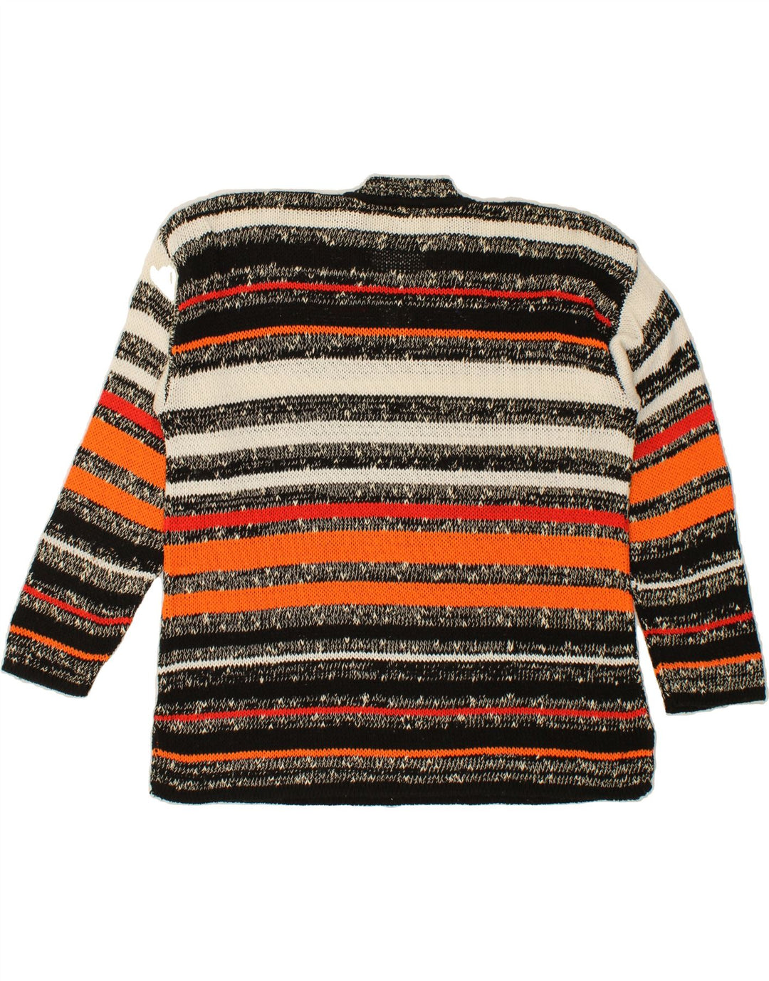 VINTAGE Womens Oversized V-Neck Jumper Sweater UK 16 Large Multicoloured Vintage Vintage and Second-Hand Vintage from Messina Hembry 