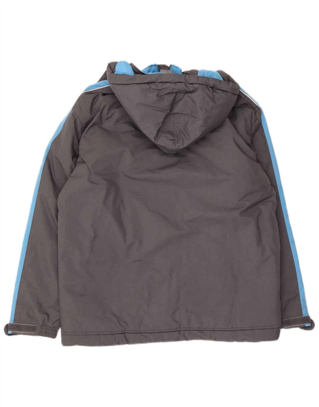 Μπουφάν Nike Boys με κουκούλα αντιανεμικό νάιλον 15-16 ετών XL γκρι χρώματος