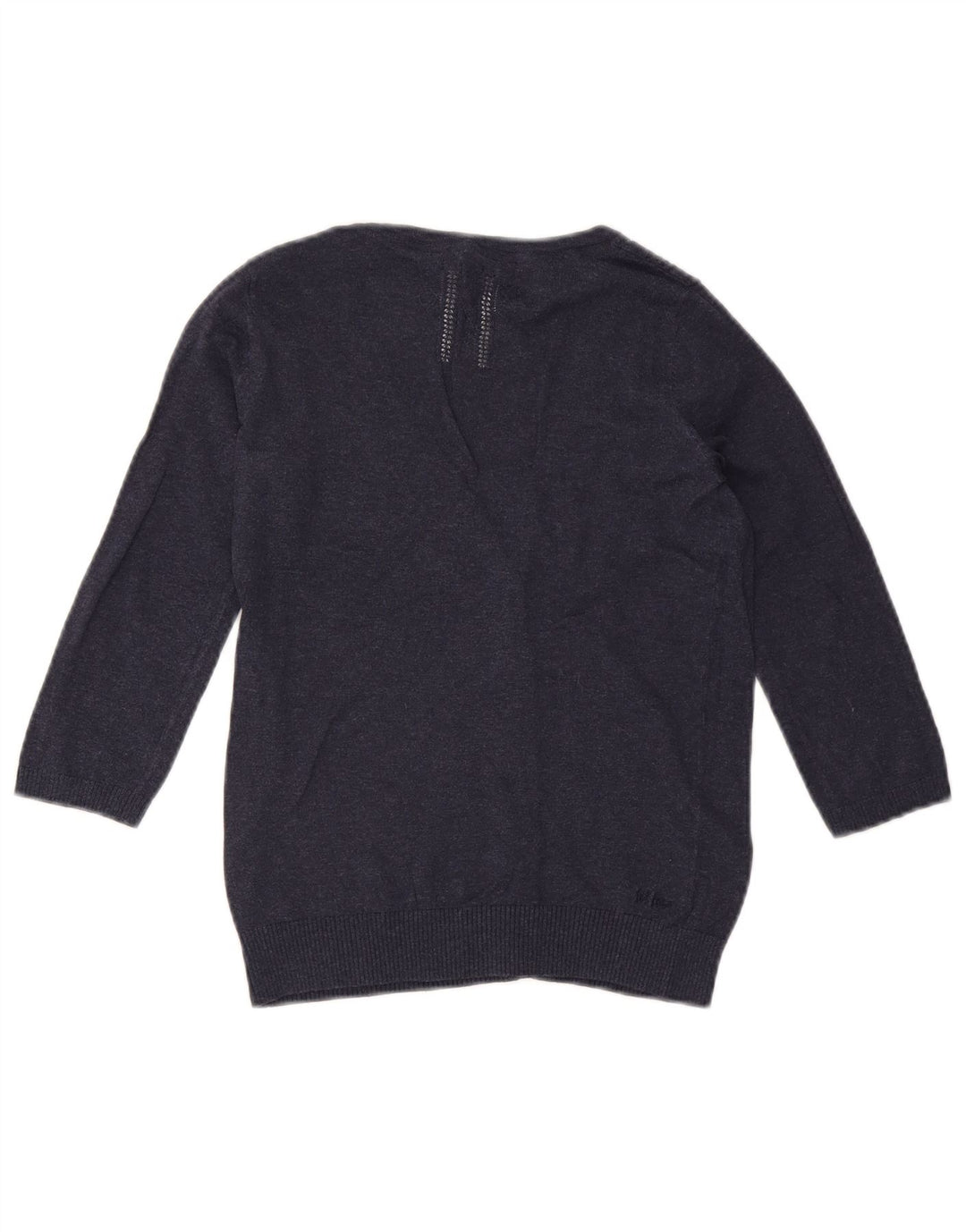 FAT FACE Γυναικείο πουλόβερ ζακέτα 3/4 μανίκια UK 8 Small Navy Blue από βαμβάκι