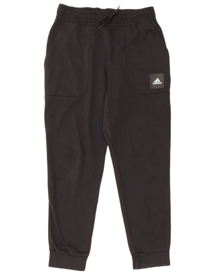 Ανδρική φόρμα Adidas Παντελόνι Joggers Μεσαίο μαύρο βαμβακερό