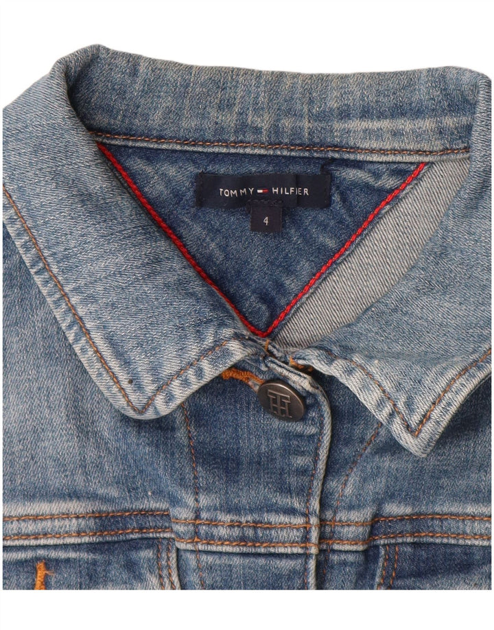 Tommy Hilfiger Γυναικείο Τζιν Μπουφάν US 4 Small Blue Cotton