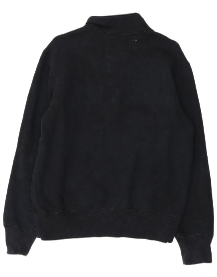 Eddie Bauer Γυναικείο Hoodie Jumper με φερμουάρ UK 14 Medium Navy Blue