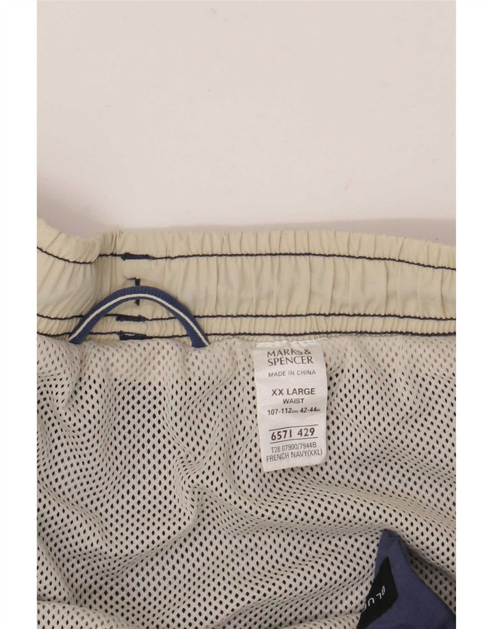 Ανδρικό σορτς κολύμβησης Marks & Spencer 2XL Navy Blue Polyamide