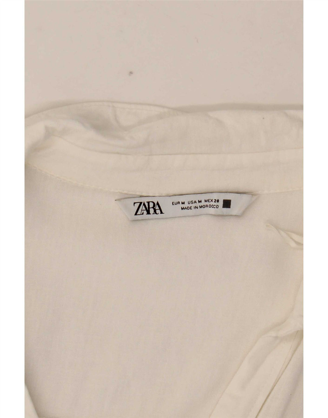 Zara Γυναικείο πουκάμισο Oversized UK 14 Medium White