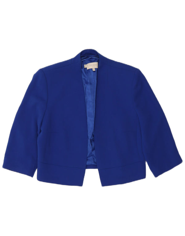 Hobbs Γυναικείο μπουφάν Bolero 3/4 μανίκι UK 12 Medium Blue Polyester