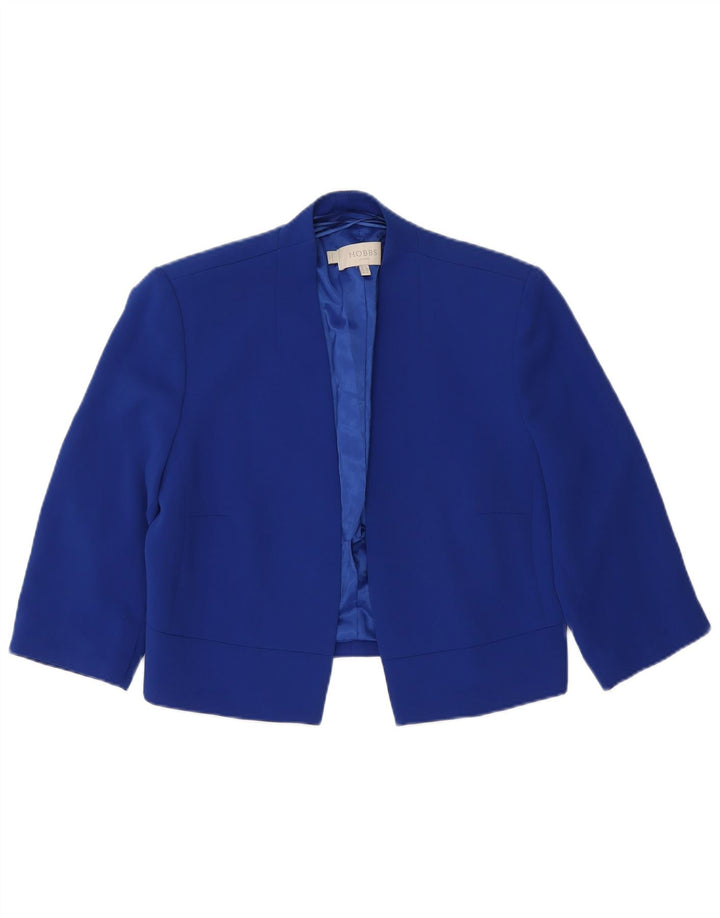 Hobbs Γυναικείο μπουφάν Bolero 3/4 μανίκι UK 12 Medium Blue Polyester