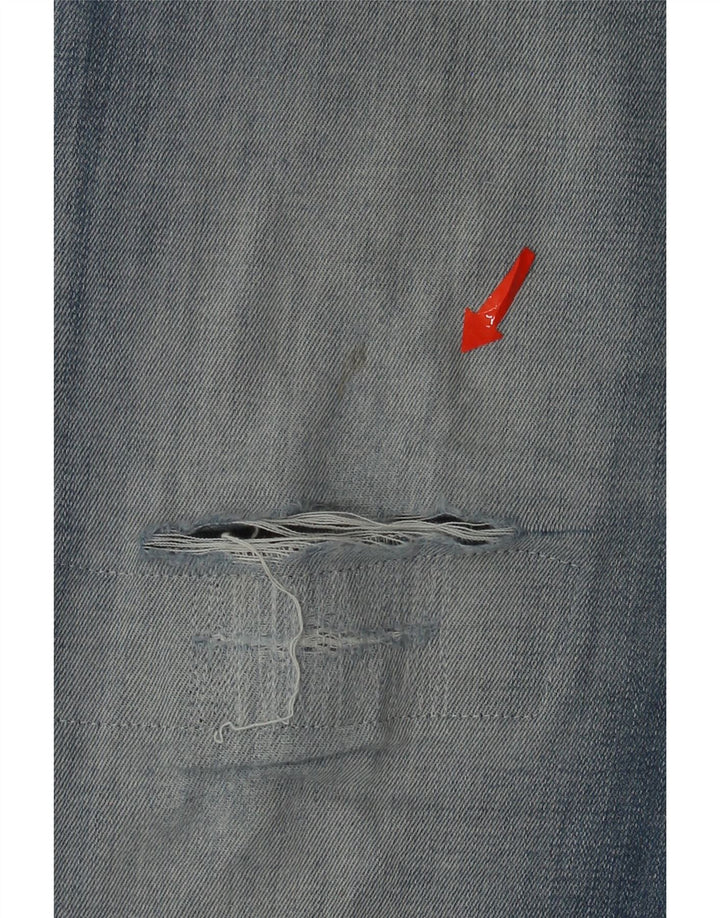 Ανδρικά τζιν Wrangler Greensboro Distressed Straight W33 L31 Blue Cotton