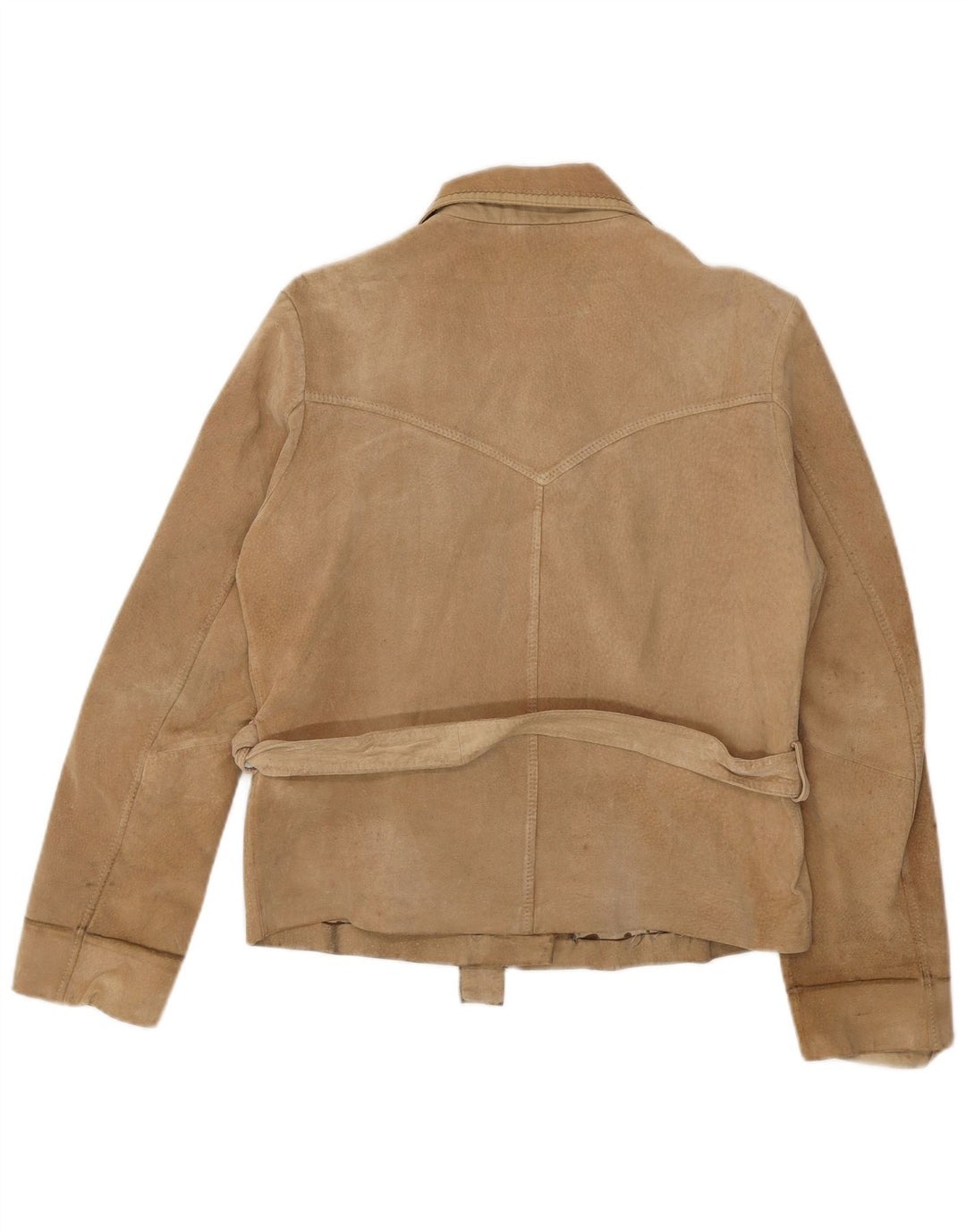 Vintage Γυναικείο Suede Jacket IT 48 XL Beige Leather