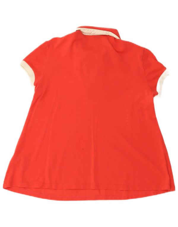 Γυναικείο μπλουζάκι πόλο MONCLER UK 12 Medium Red