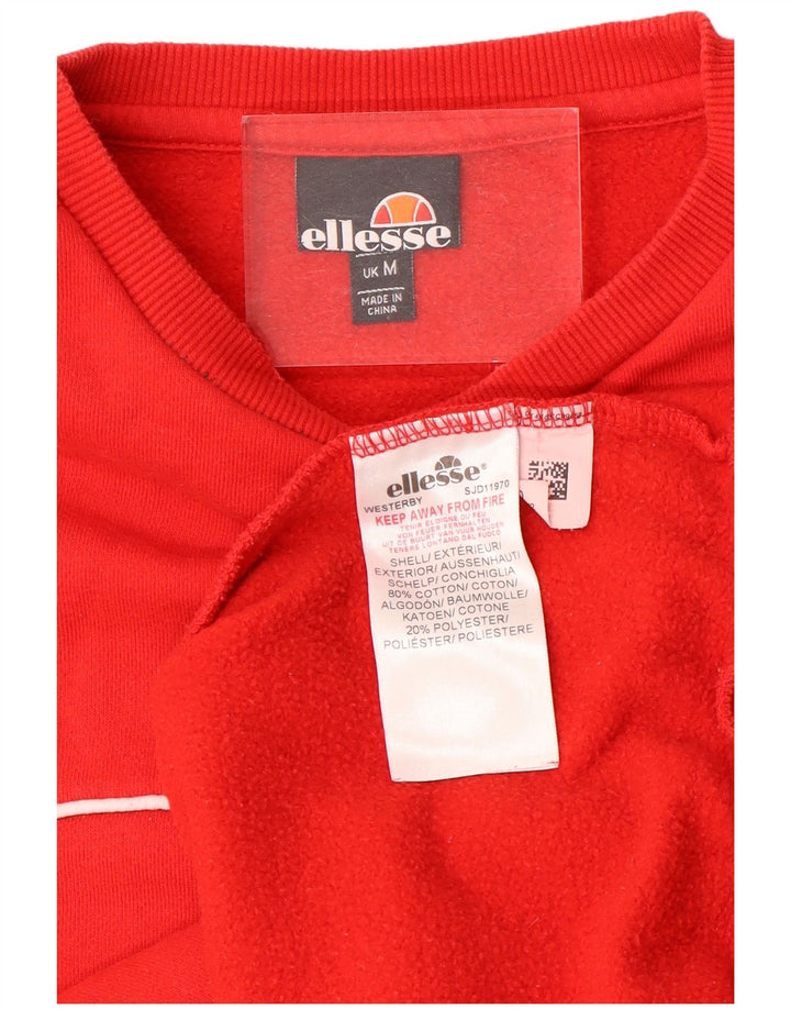 Ανδρικό γραφικό φούτερ Ellesse Jumper Μεσαίο κόκκινο βαμβακερό Sports
