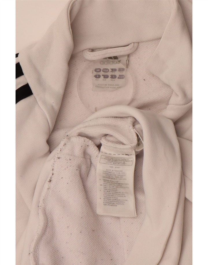 Γυναικεία αθλητική φόρμα ADIDAS Top Jacket UK 16 Large White Polyester