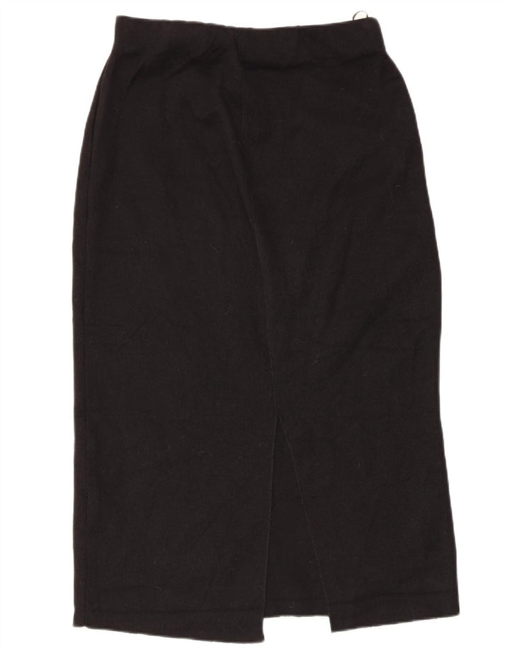 Zara Γυναικεία Midi Φούστα Μεγάλη W30 Μαύρη