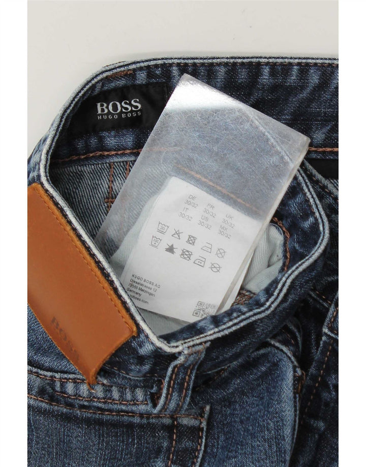 Ανδρικό τζιν Hugo Boss Slim W30 L28 Μπλε βαμβακερό