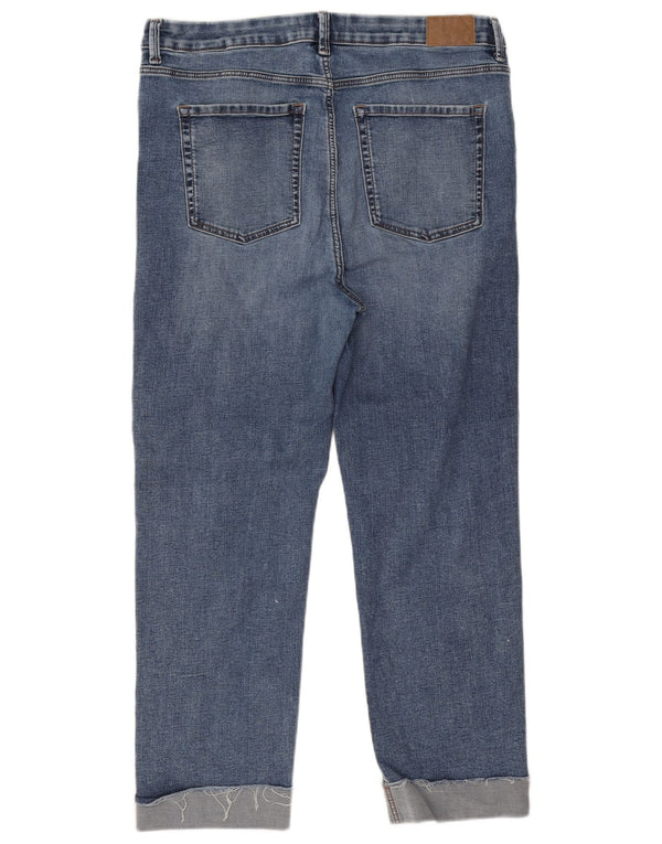 Marks & Spencer Γυναικεία Harper Straight Jeans UK 16 Large W32 L25 Blue