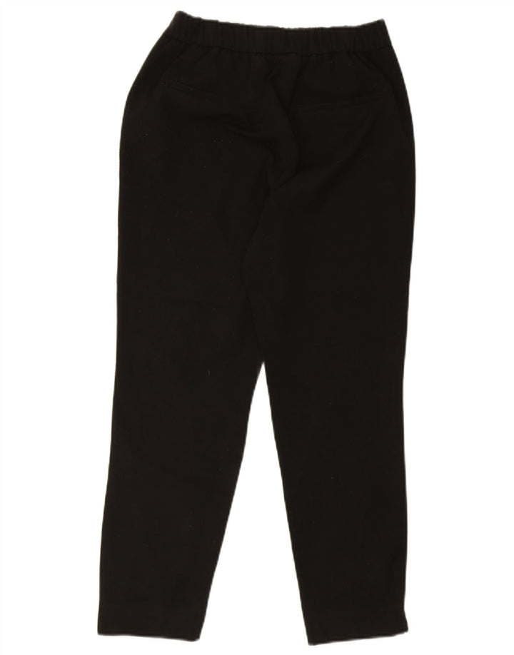 Zara Γυναικείο Slim Cropped Παντελόνι Small W26 L24 Black