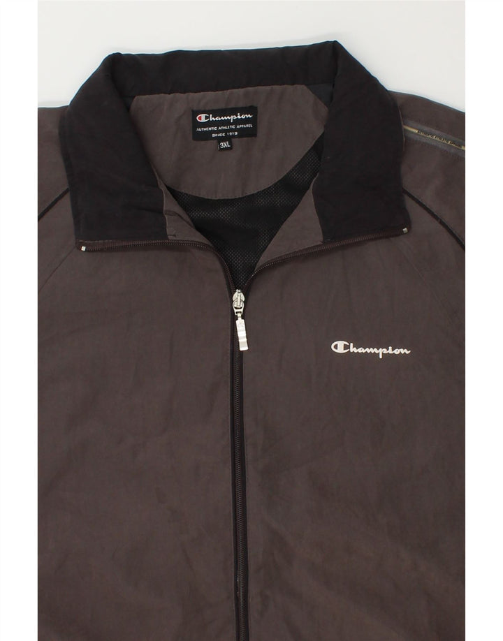 Ανδρική αθλητική φόρμα CHAMPION Top Jacket 3XL Grey Polyester