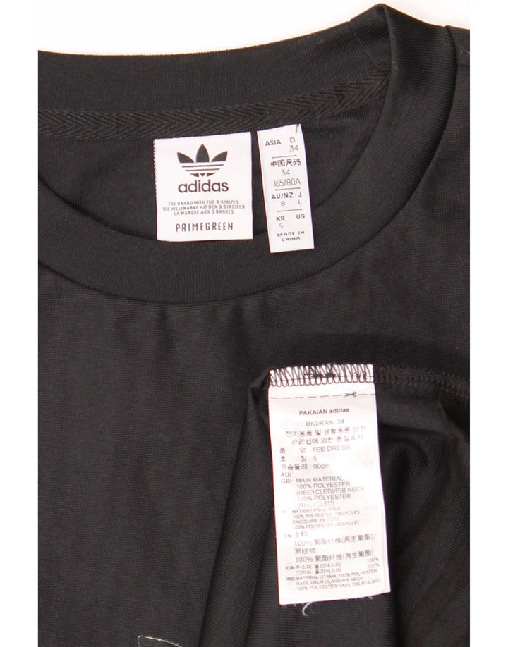 Adidas Γυναικείο T-Shirt Φόρεμα EU 34 XS Μαύρο Πολυεστέρας