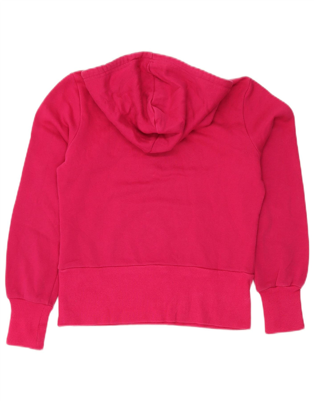 Γυναικεία ADIDAS Crop Graphic Hoodie Jumper IT 36 XS Pink Cotton