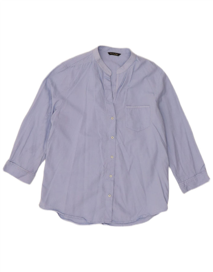 Massimo Dutti Γυναικείο πουκάμισο 3/4 μανίκι EU 40 Medium Blue