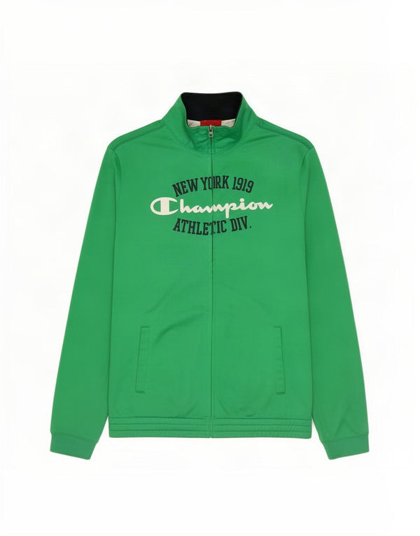 Champion Boys Graphic αθλητική φόρμα Top Jacket 13-14 Years XL Green