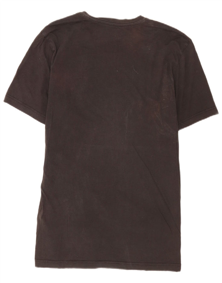 Ανδρικό γραφικό T-Shirt Reebok Top μεγάλο μαύρο βαμβακερό
