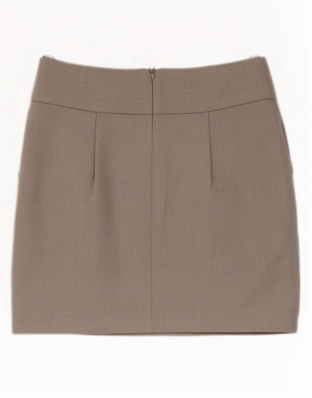 Topshop Γυναικεία Μίνι Φούστα UK 12 Medium W28 Grey Polyester