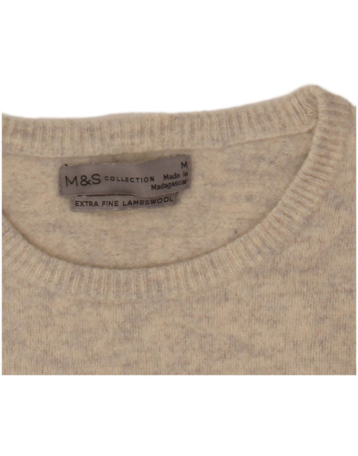 Marks & Spencer Γυναικείο πουλόβερ με λαιμόκοψη UK 14 μεσαίου γκρι