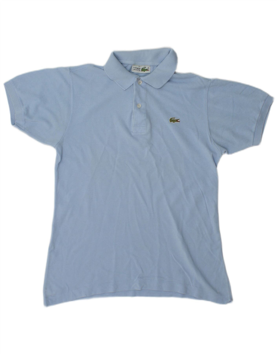 Ανδρικό μπλουζάκι πόλο Lacoste, μέγεθος 3, μικρό μπλε βαμβακερό