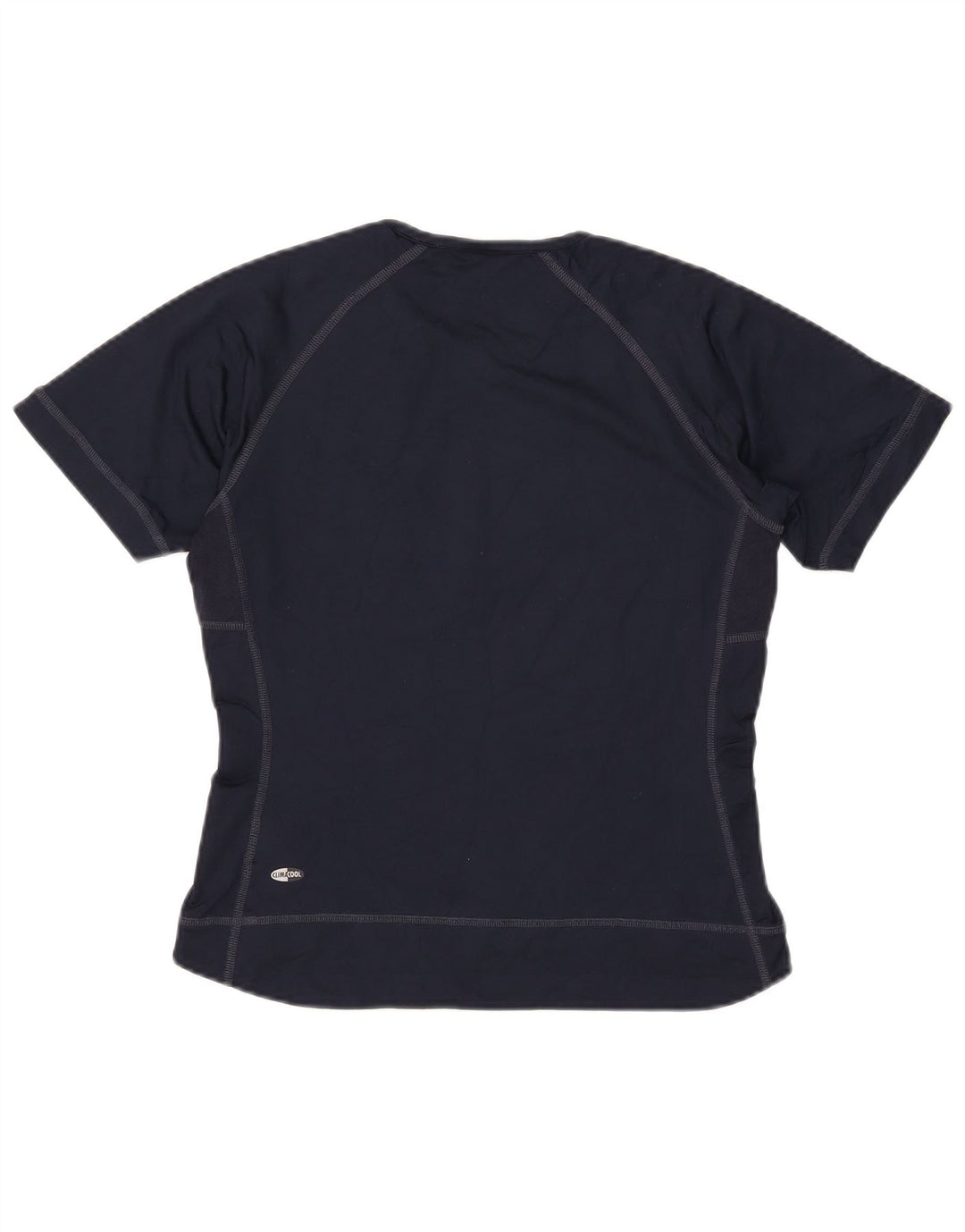 Adidas Γυναικείο T-Shirt Climacool Top UK 12 Medium Navy Blue Nylon