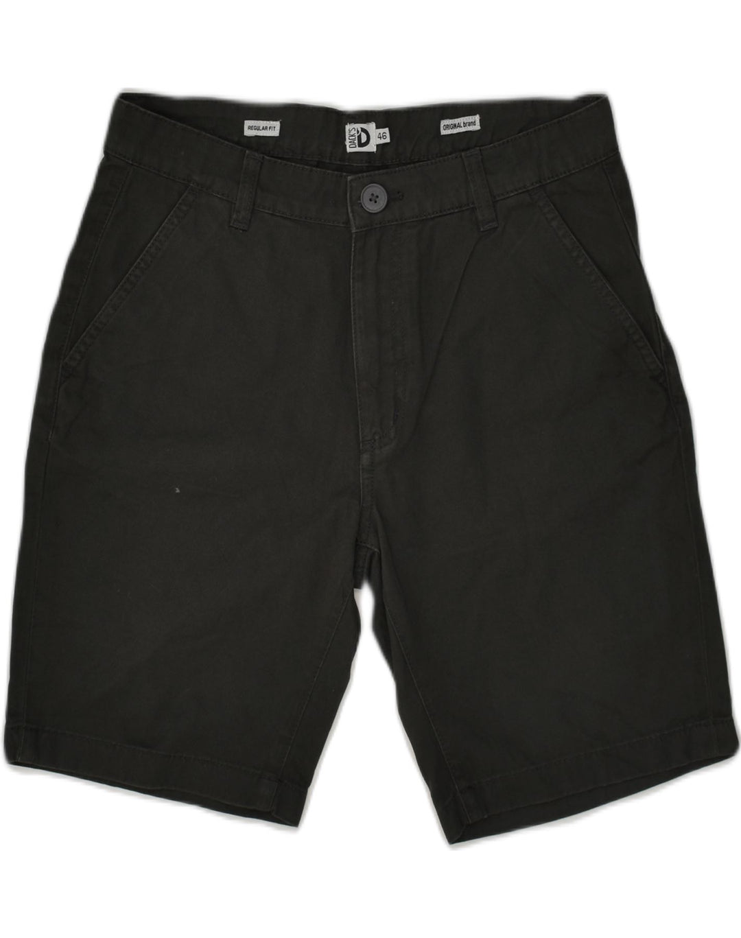 DACK'S Womens Regular Fit Chino Shorts IT 46 Small W32  Black Cotton | Vintage Dack's | Thrift | Second-Hand Dack's | Used Clothing | Messina Hembry 