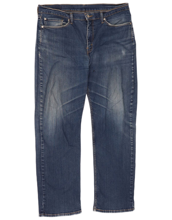 Levi's Mens 514 Straight Jeans W36 L32 Μπλε βαμβακερό