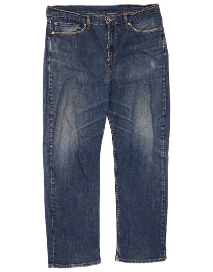 Levi's Mens 514 Straight Jeans W36 L32 Μπλε βαμβακερό