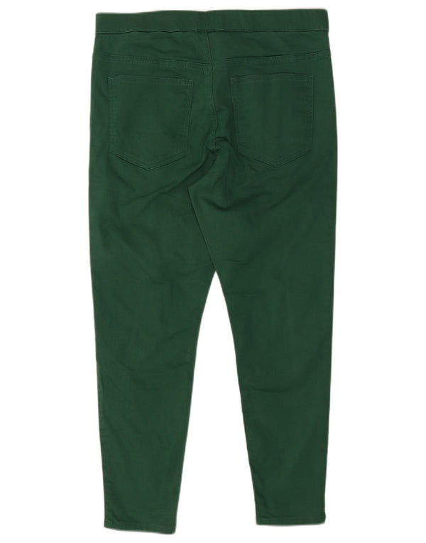 Marks & Spencer Γυναικείο κοντό καθημερινό παντελόνι UK 16 Large W34 L26 Green
