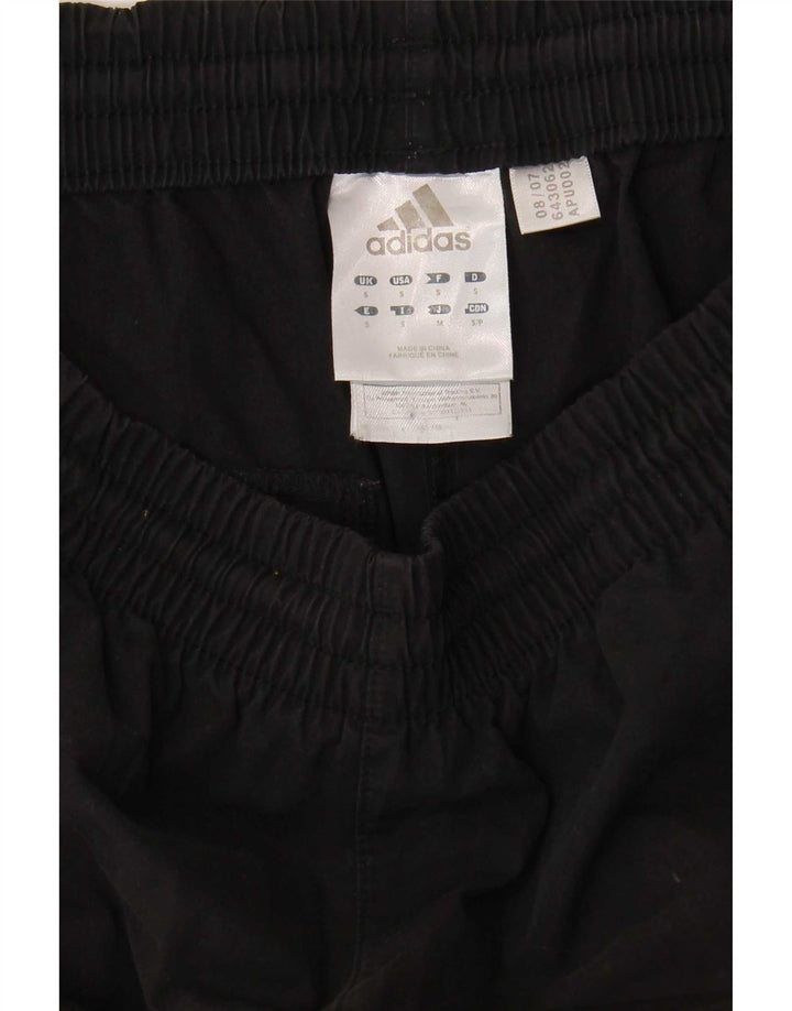 Adidas Γυναικεία φόρμα Capri Παντελόνι UK 10 Small Black Polyester