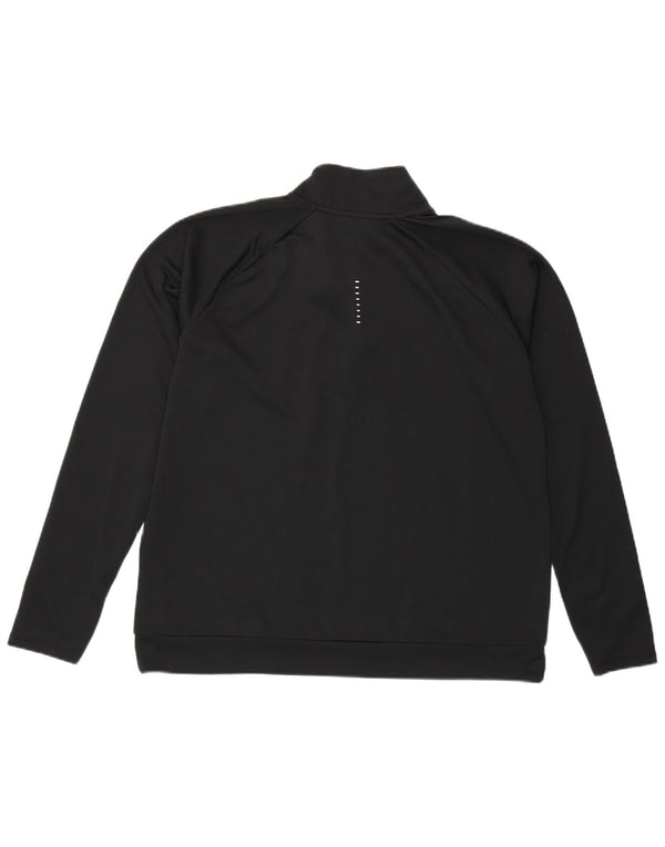 Γυναικεία φόρμα φόρμας Nike Dri Fit Graphic Pullover Top UK 16 Large Black