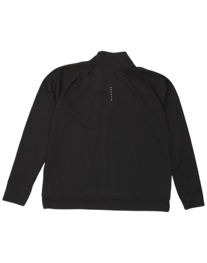 Γυναικεία φόρμα φόρμας Nike Dri Fit Graphic Pullover Top UK 16 Large Black