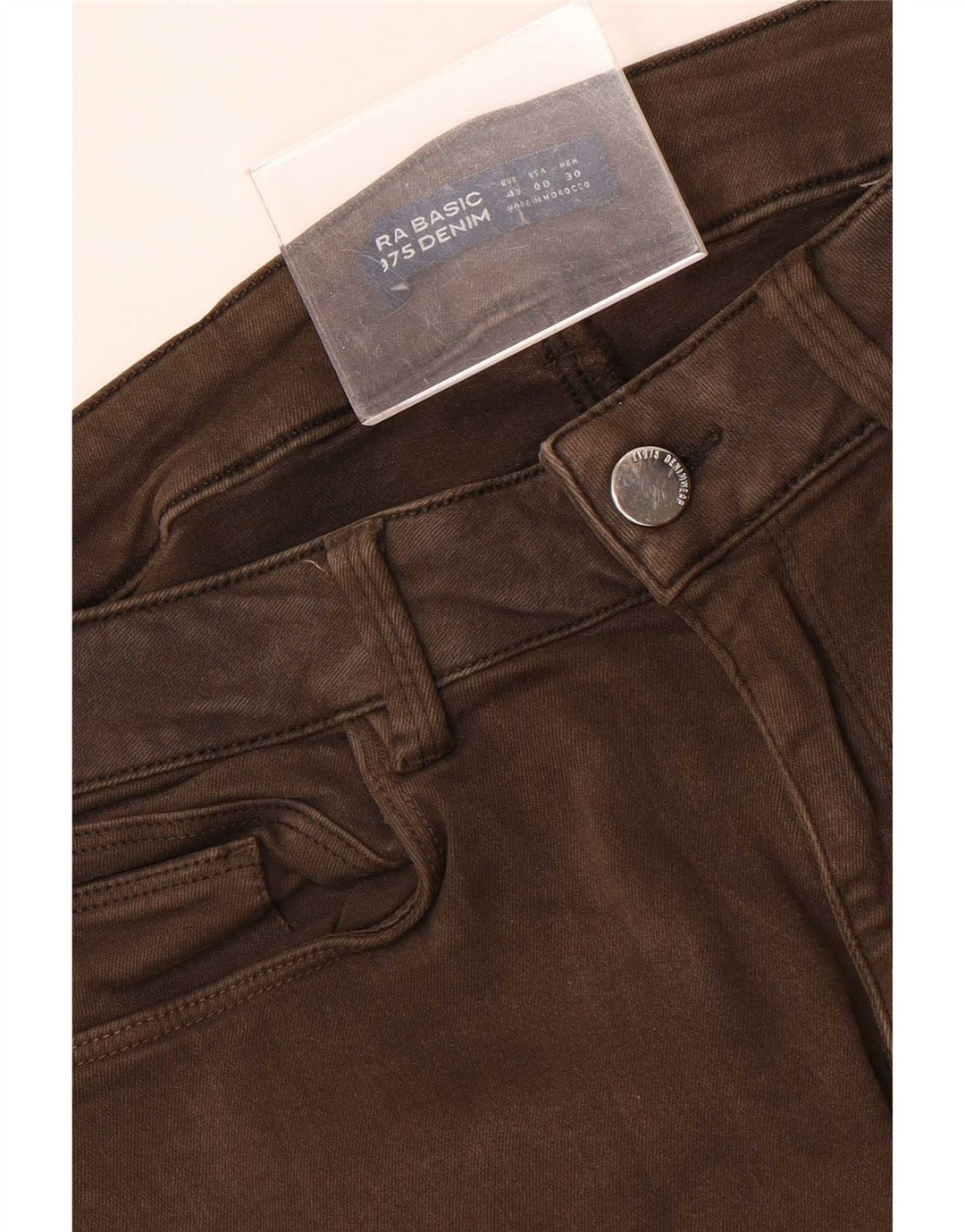 Zara Γυναικείο Skinny Jeans EU 40 Medium W30 L27 Καφέ