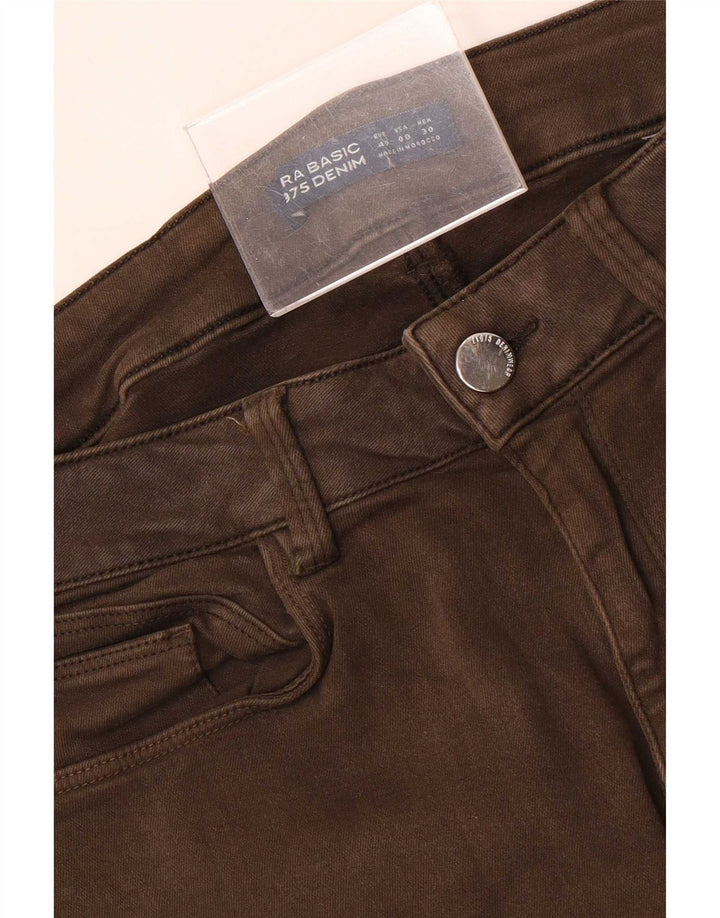 Zara Γυναικείο Skinny Jeans EU 40 Medium W30 L27 Καφέ