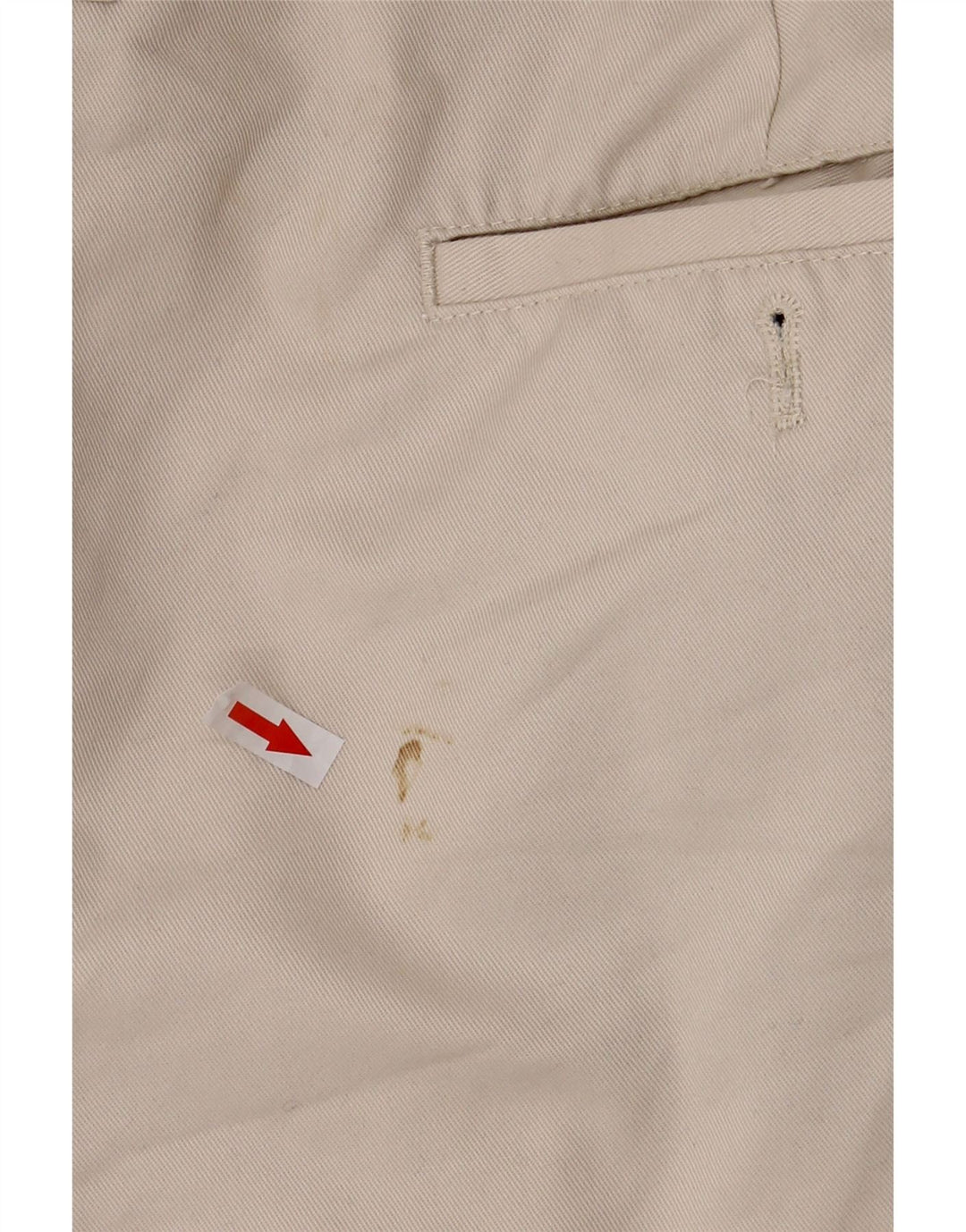 Ανδρικό παντελόνι Chino με καρφίτσες IZOD W36 L32 Μπεζ βαμβακερό