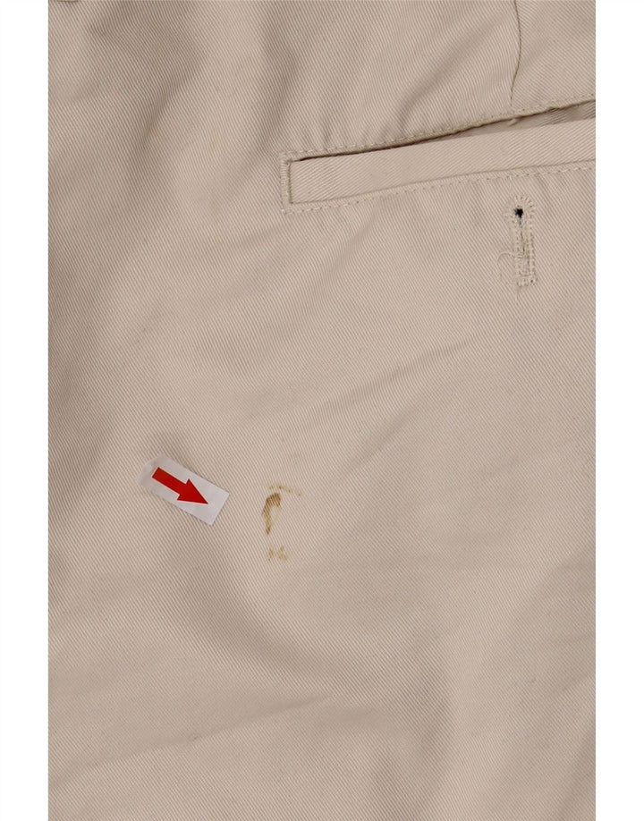 Ανδρικό παντελόνι Chino με καρφίτσες IZOD W36 L32 Μπεζ βαμβακερό