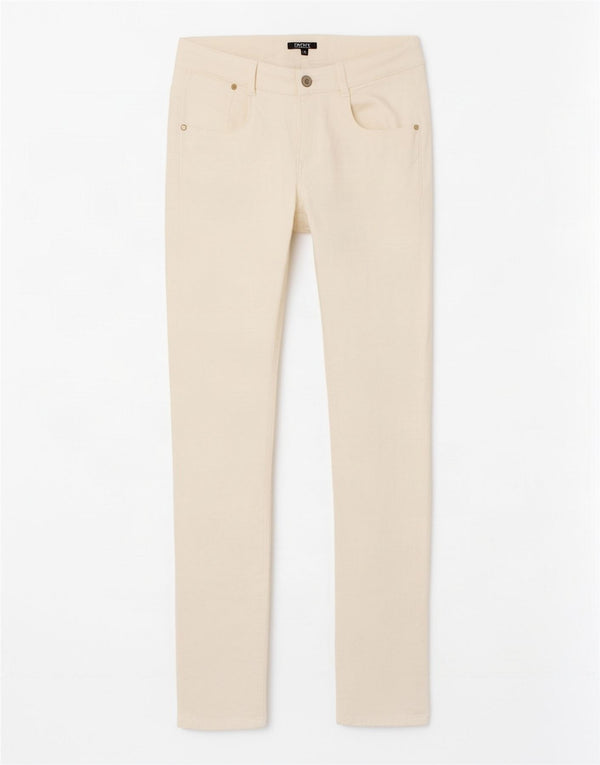 Dkny Girls Skinny Casual Παντελόνι 13-14 ετών W28 L30 Off White Classic