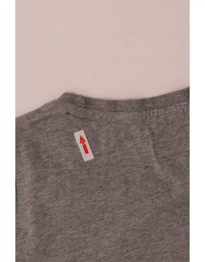 Γυναικείο γραφικό μπλουζάκι Puma Top UK 14 Medium Grey