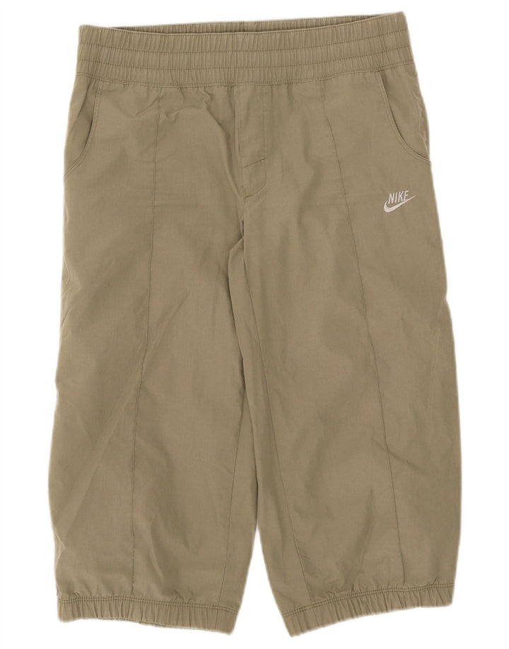 Nike Boys Tracksuit Trousers Joggers 12-13 ετών Large Khaki Polyester