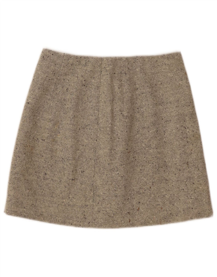 Vintage Γυναικεία Μίνι Φούστα W26 Small Beige Flecked