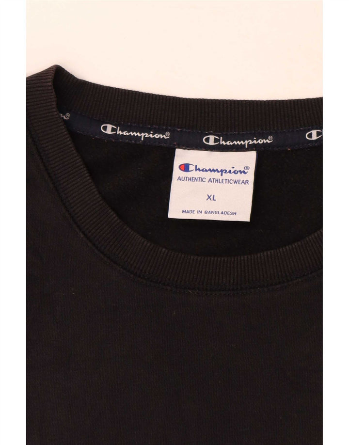 Ανδρικό γραφικό φούτερ Champion Jumper XL Μαύρο βαμβακερό