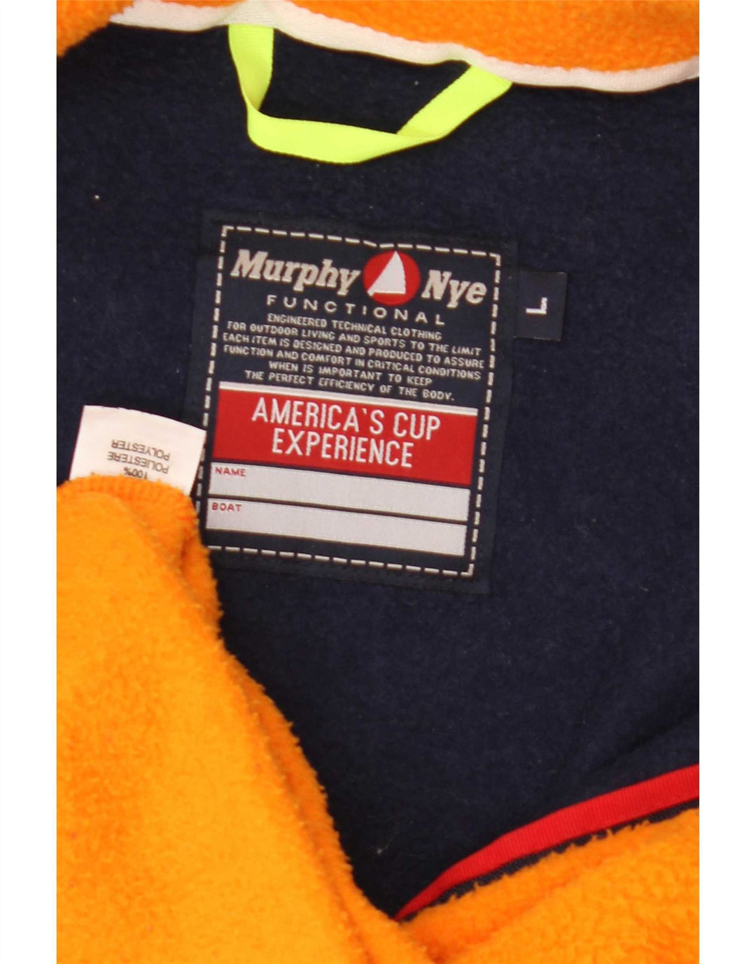 Murphy & Nye Mens Graphic Fleece Jumper Μεγάλο πολύχρωμο μπλοκ χρώματος