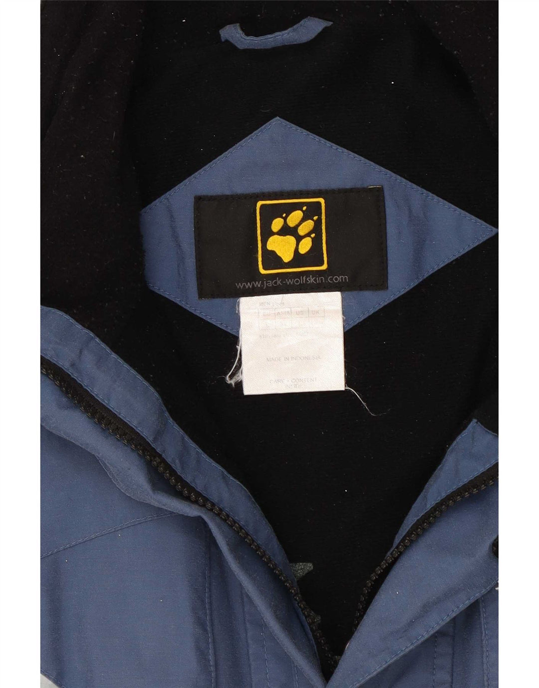 Jack Wolfskin Ανδρικό μπουφάν σκι UK 40/42 Large Blue Colorblock Polyamide