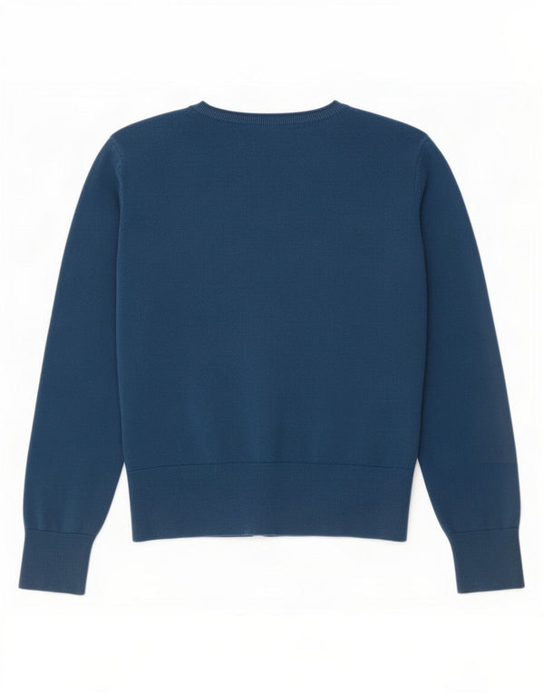 Γυναικεία ζακέτα Laura Ashley Crop UK 14 Medium Blue Cotton