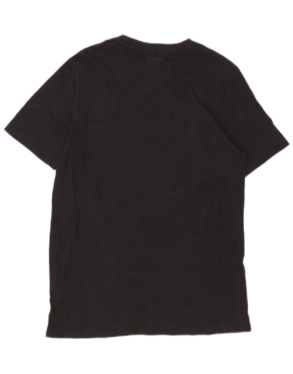 Ανδρικό γραφικό T-Shirt Champion Top Μεσαίο μαύρο βαμβακερό
