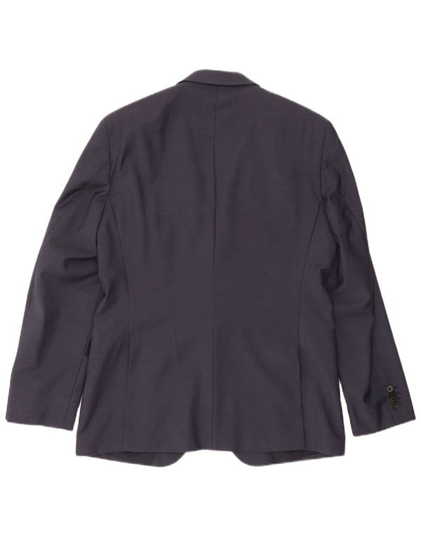 Hugo Boss Ανδρικό σακάκι μπλέιζερ με 2 κουμπιά EU 50 Large Navy Blue Wool